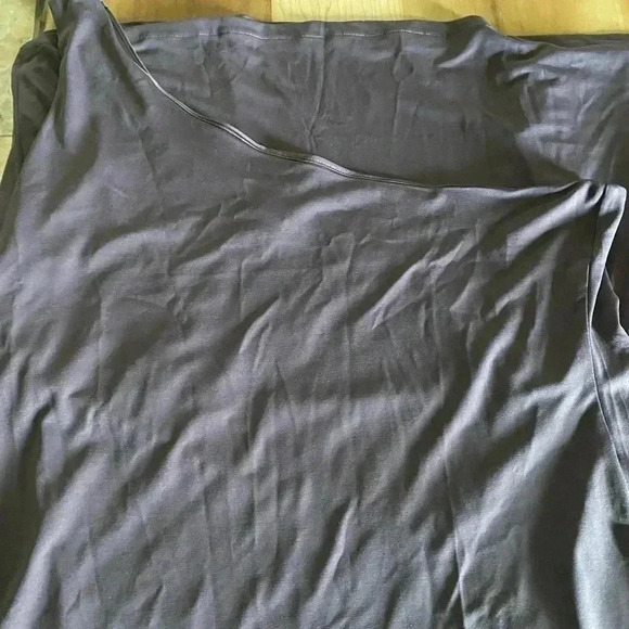 H&M Conscious Choice One Shoulder Purple Midi Dress Size L - Picture 8 of 8